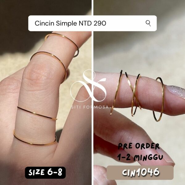 CIN1046-Cincin Simple