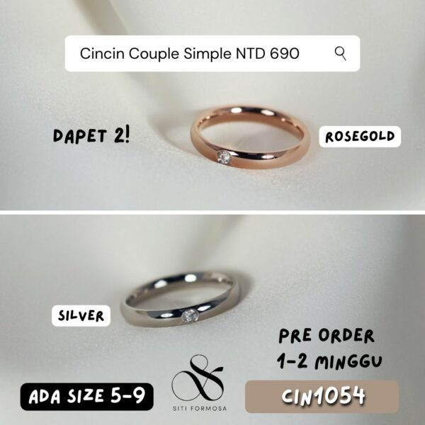 CIN1054-Cincin Couple Simple