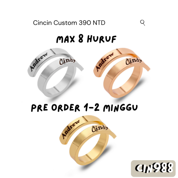 CIN988-Cincin Custom - Gambar 2