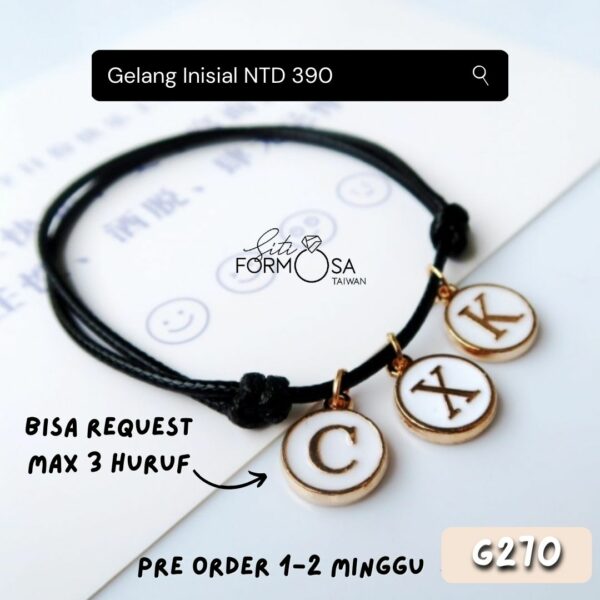 G270-Gelang Inisial