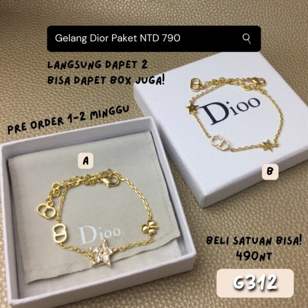 G312-Gelang Dior Paket