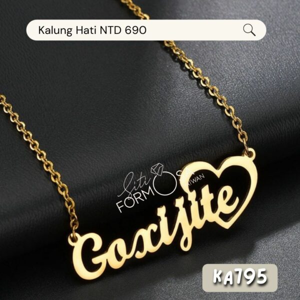 KA795-Kalung Hati