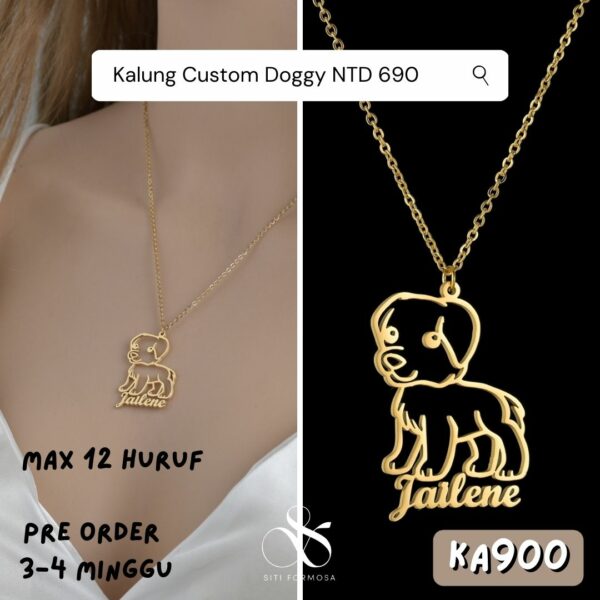 KA900-Kalung Custom Doggy