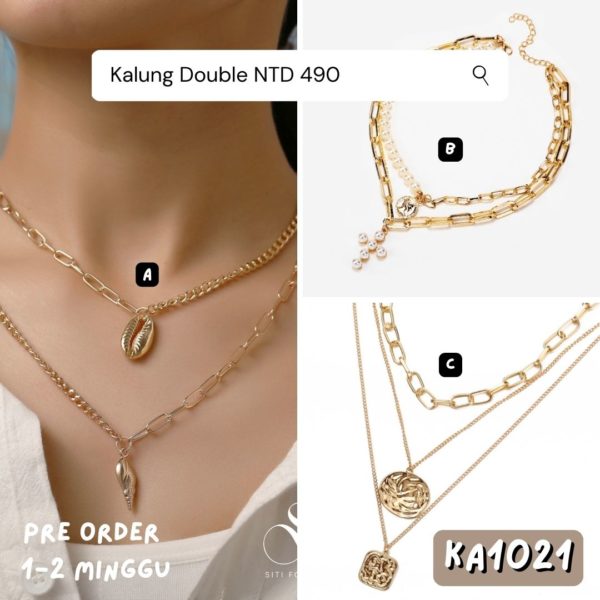 KA1021-Kalung Double