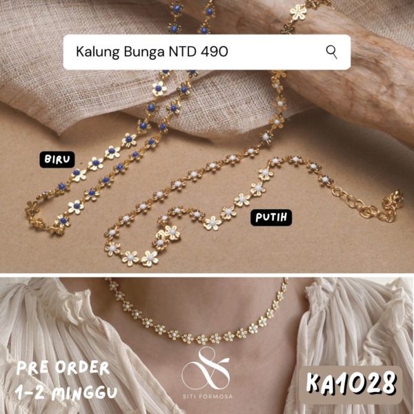 KA1028-Kalung Bunga