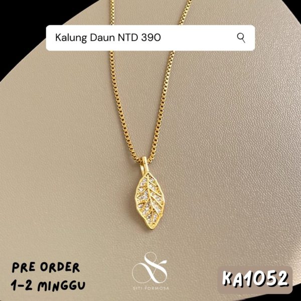 KA1052-Kalung Daun